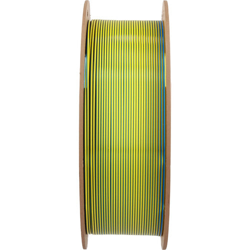 Polymaker Panchroma Filamento PLA Doble Seda 1kg Diámetro 1.75mm Amarillo Azul Cambiante
