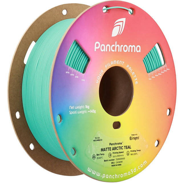 Polymaker Panchroma Matte PLA Filamento 1kg 1.75mm Arctic Teal