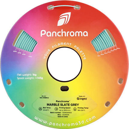 Polymaker Panchroma Marble PLA Filamento PLA Mármol 1kg 1.75mm Gris Pizarra