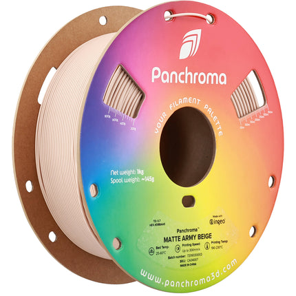 Polymaker Panchroma Matte PLA Filamento 1kg 1.75mm Beige Army