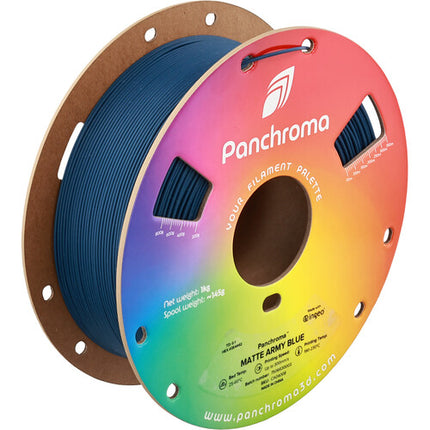 Polymaker Panchroma Matte PLA Filamento 1kg Diámetro 1.75mm Azul Ejército