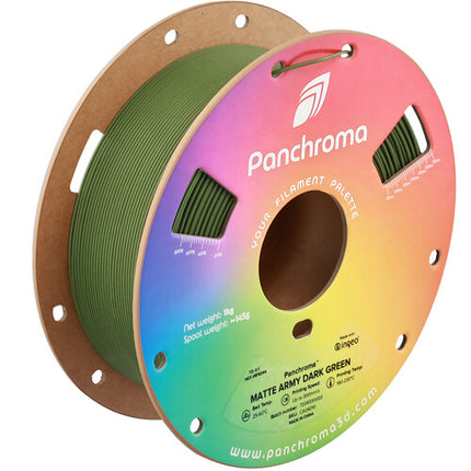 Polymaker Panchroma Filamento PLA Mate 1kg 1.75mm Verde Oscuro Ejército