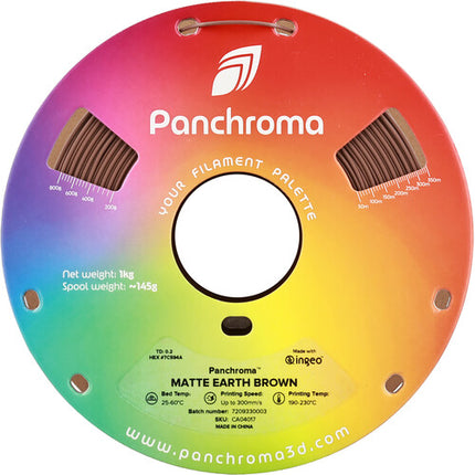 Polymaker Panchroma Matte PLA Filamento 1kg Tierra Marrón 1.75mm Diámetro