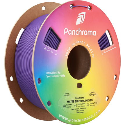 Polymaker Panchroma Filamento PLA Mate 1kg 1.75mm Indigo Eléctrico