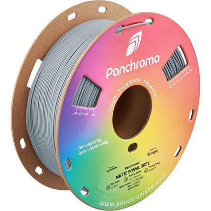 Polymaker Panchroma Matte PLA Filamento para impresión 1kg 1.75mm Gris Fossil