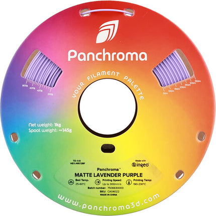 Polymaker Panchroma Matte PLA Filamento Impresión 1kg 1.75mm Morado Lavanda