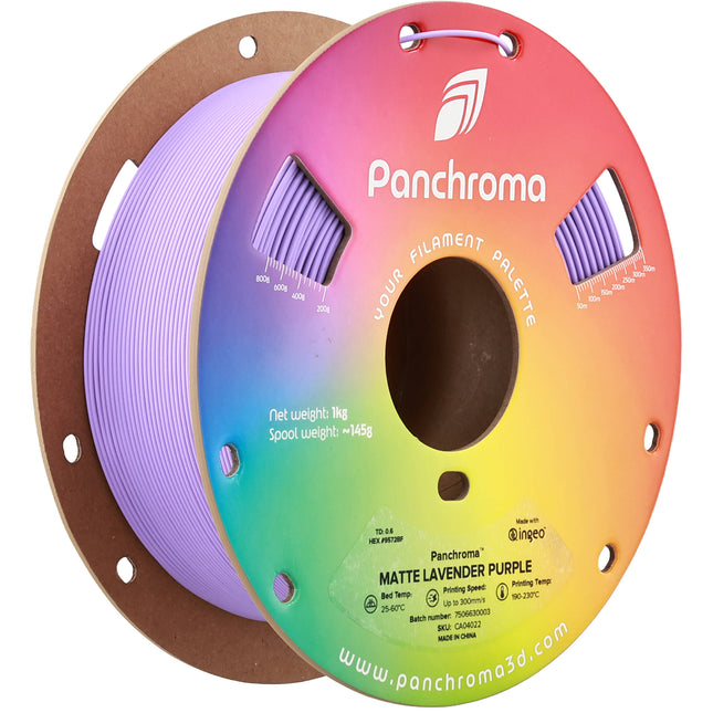 Polymaker Panchroma Matte PLA Filamento Impresión 1kg 1.75mm Morado Lavanda