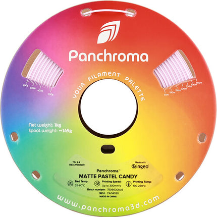 Polymaker Panchroma Matte PLA filamento 1kg 1.75mm pastel candy