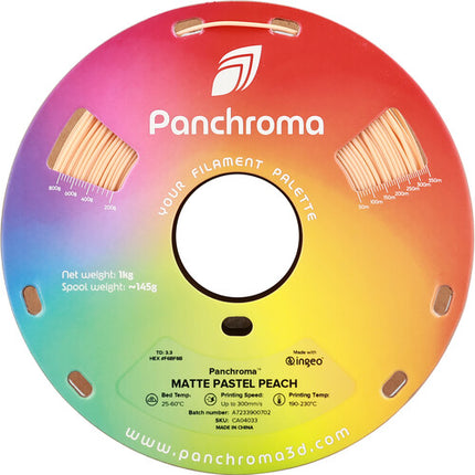 Polymaker Panchroma Matte PLA Filamento 1kg Diámetro 1.75mm Peach Pastel