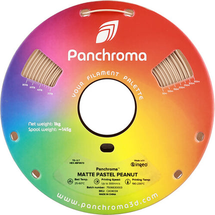 Polymaker Panchroma Filamento PLA Mate 1kg 1.75mm Pastel Peanut