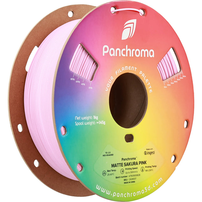 Polymaker Panchroma Matte PLA Filamento Rosa Sakura 1kg 1.75mm