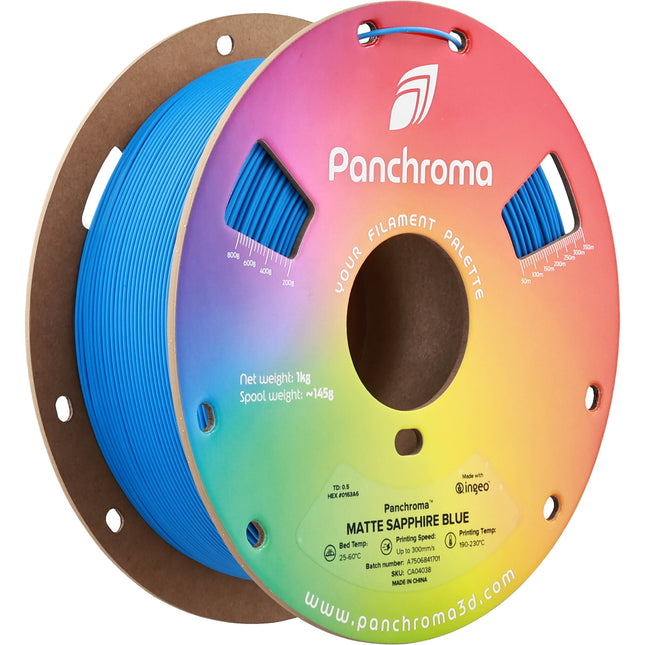 Polymaker Panchroma Matte Filamento PLA 1kg Azul Zafiro 1.75mm