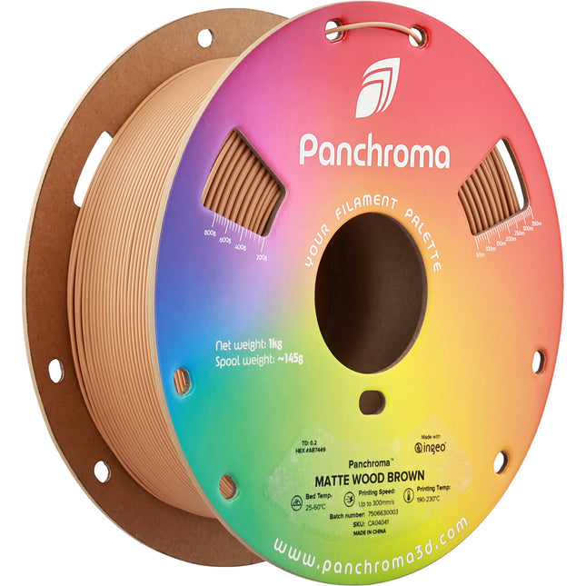 Polymaker Panchroma Filamento PLA Mate 1kg 1.75mm Marrón Madera