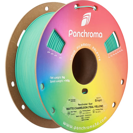 Polymaker Panchroma Filamento PLA Dual Mate 1kg 1.75mm Teal Amarillo