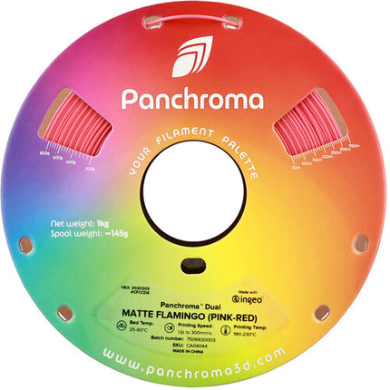 Polymaker Panchroma Filamento PLA Dual Mate 1kg 1.75mm Rosa Rojo
