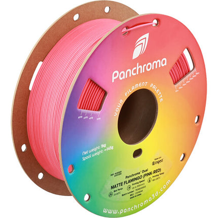 Polymaker Panchroma Filamento PLA Dual Mate 1kg 1.75mm Rosa Rojo