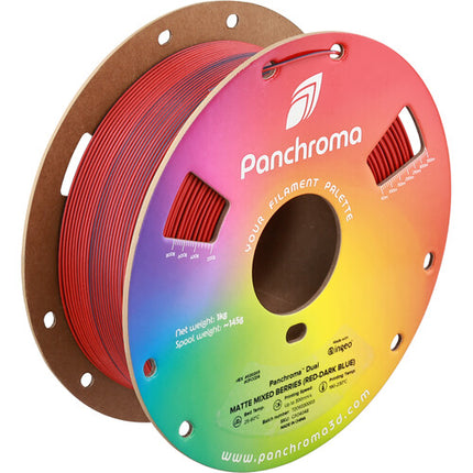 Polymaker Panchroma Filamento PLA Dual Matte 1kg Diámetro 1.75mm Rojo Azul