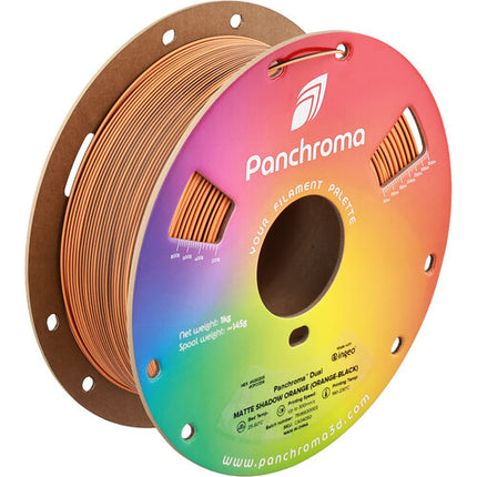 Polymaker Panchroma Filamento PLA Dual Mate 1kg 1.75mm Naranja Negro