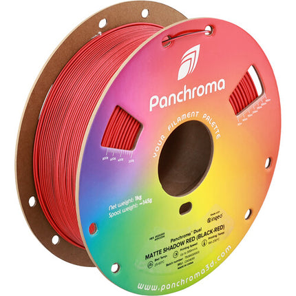Polymaker Panchroma Filamento PLA Dual Mate 1kg Negro y Rojo 1.75mm