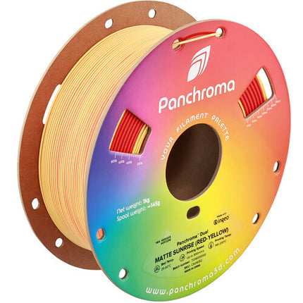 Polymaker Panchroma Filamento PLA Dual Matte 1kg Diámetro 1.75mm Roja Amarilla