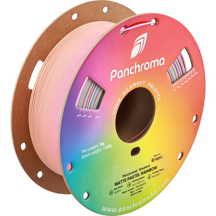 Polymaker Panchroma Gradient Matte Filamento PLA 1kg 1.75mm Pastel Arcoíris