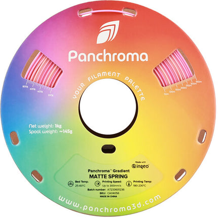Polymaker Panchroma Filamento PLA 1kg 1.75mm Gradiente Matte Rosa Primavera