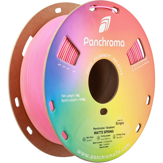 Polymaker Panchroma Filamento PLA 1kg 1.75mm Gradiente Matte Rosa Primavera
