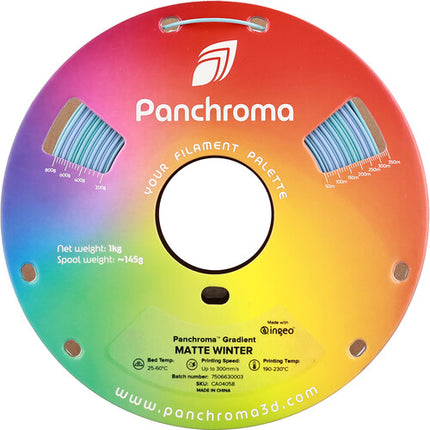 Polymaker Panchroma Gradient Matte Filamento PLA 1kg 1.75mm Azul Invierno