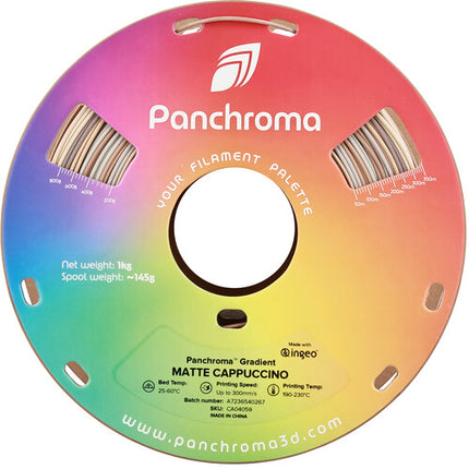 Polymaker Panchroma Gradient Matte PLA Filamento 1kg 1.75mm Cappuccino White