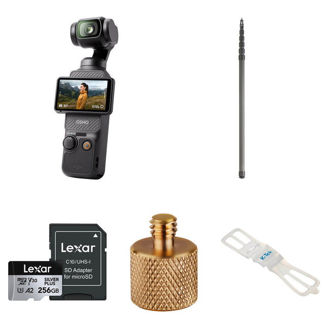 DJI Osmo Pocket 3 Kit de Imagen Estabilizador 3 Ejes Sensor 1" 20'