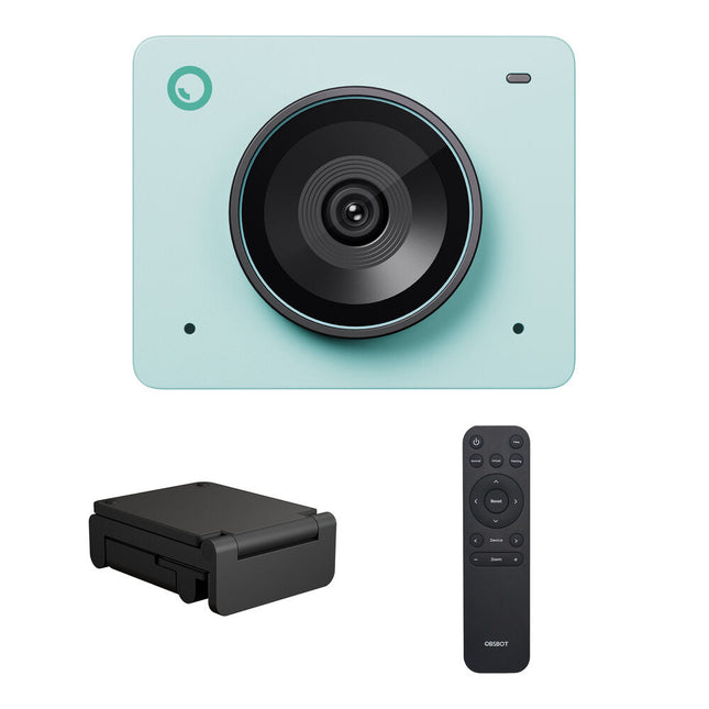 OBSBOT Meet 2 Webcam 4K 30fps 79.4° FOV Kit Essentials+ Aurorá Verde