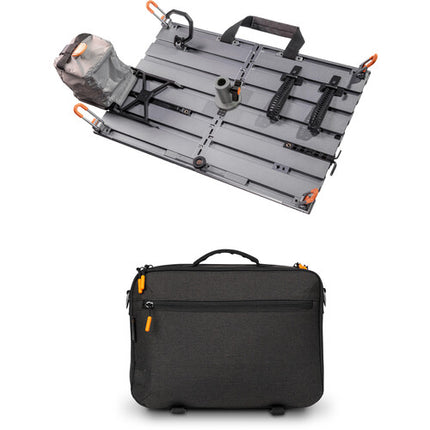 Tether Tools AeroTrac Workstation Pro Kit Estación de Trabajo Plegable 17x11 Pulgadas y Capacidad de 13.6 Kg