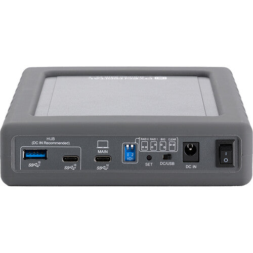 Oyen Digital MiniPro RAID V4 16TB SSD portátil 2 bahías USB-C 3.2 Gen 2