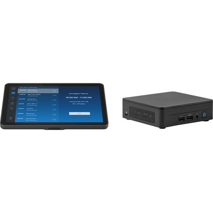 Logitech BASE Microsoft Teams Salas con Control táctil 10.1 HDMI y ASUS NUC