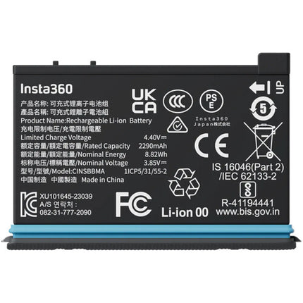 Batería Recargable para Insta360 X4 Air 2010mAh Carga Rápida