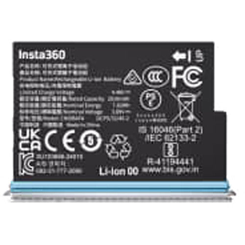 Batería recargable Insta360 para X4 Air 2010mAh carga rápida blanca