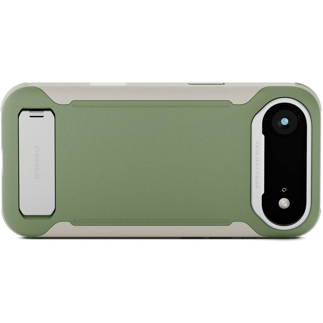 Tilta Khronos Lite Funda iPhone 17 Air Verde con Soporte y Protección