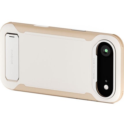 Tilta Khronos Lite Funda iPhone 17 Air Naranja Claro con Patas y Anillo Metálico