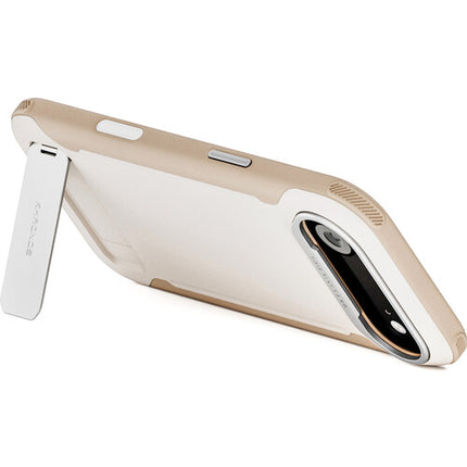 Tilta Khronos Lite Funda iPhone 17 Air Naranja Claro con Patas y Anillo Metálico