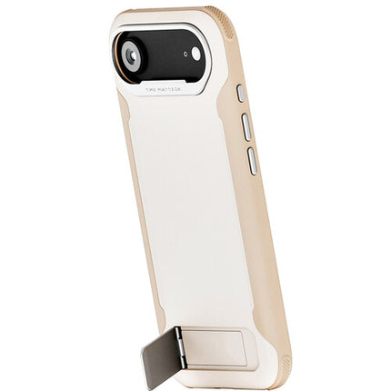 Tilta Khronos Lite Funda iPhone 17 Air Naranja Claro con Patas y Anillo Metálico