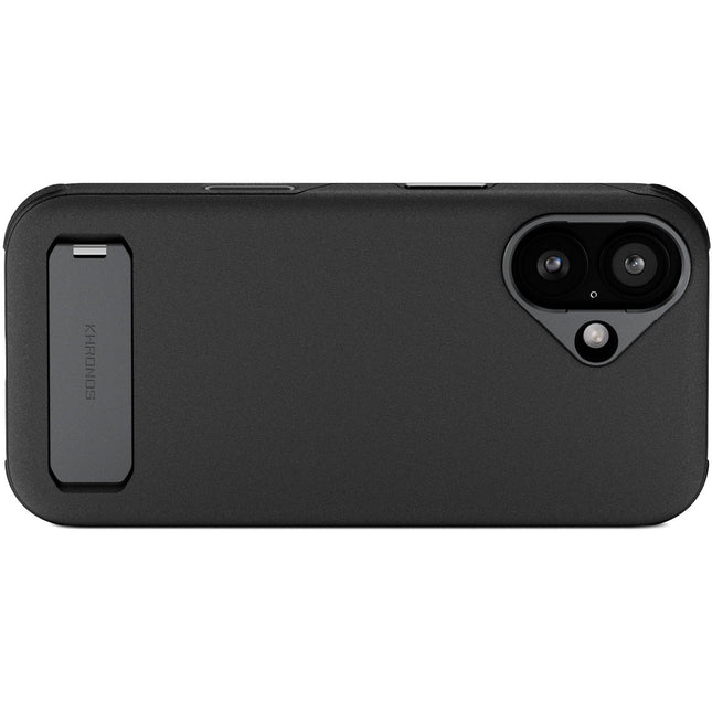 Funda Tilta Khronos Lite iPhone 17 Negra Panel Magnético Patilla Integrada