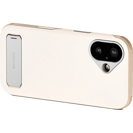 Tilta Khronos Lite Funda para iPhone 17 Light Orange con Panel Magnético y Soporte Integrado
