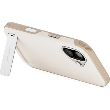 Tilta Khronos Lite Funda para iPhone 17 Light Orange con Panel Magnético y Soporte Integrado