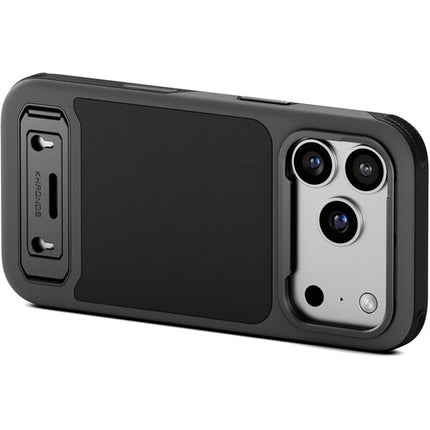 Tilta Khronos Lite Funda para iPhone 17 Pro Negra con Soporte Magnético y Esquinas Reforzadas