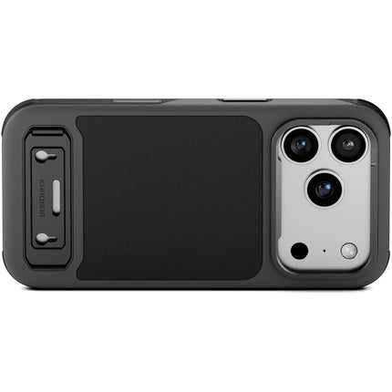 Tilta Khronos Lite Funda para iPhone 17 Pro Negra con Soporte Magnético y Esquinas Reforzadas