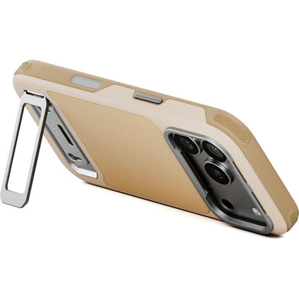Tilta Khronos Lite Funda iPhone 17 Pro Champagne Panel Magnético Patas Reforzadas