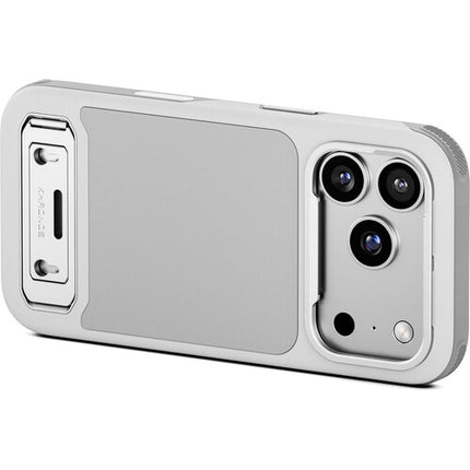 Tilta Khronos Lite Funda iPhone 17 Pro Gris con Kickstand y Bordes Reforzados