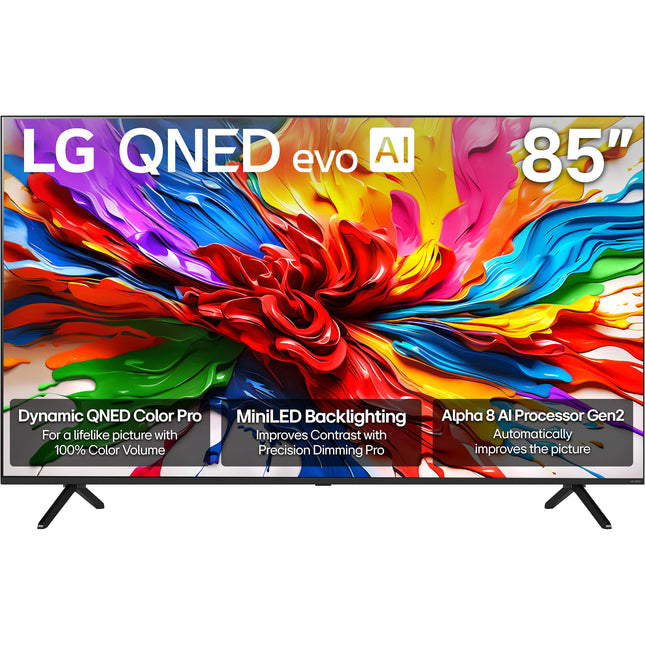 LG QNED92 85" TV Mini LED 4K HDR 120Hz Smart con Magic Remote