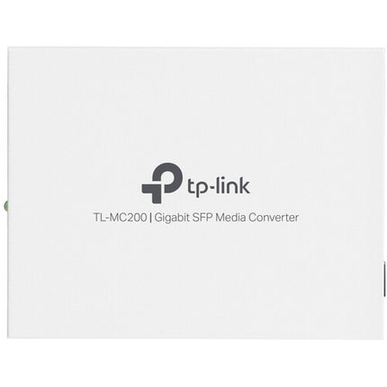 TP-Link TL-MC200 Convertidor de Medios Gigabit SFP con Puerto SFP y RJ45 1000Mb/s