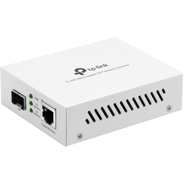 TP-Link TL-MC200 Convertidor de Medios Gigabit SFP con Puerto SFP y RJ45 1000Mb/s